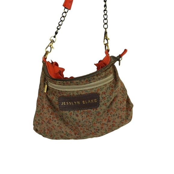 Jesslyn Blake Genuine Leather Fish Scale Fringe‎ Clutch Shoulder Bag Purse - Picture 8 of 8